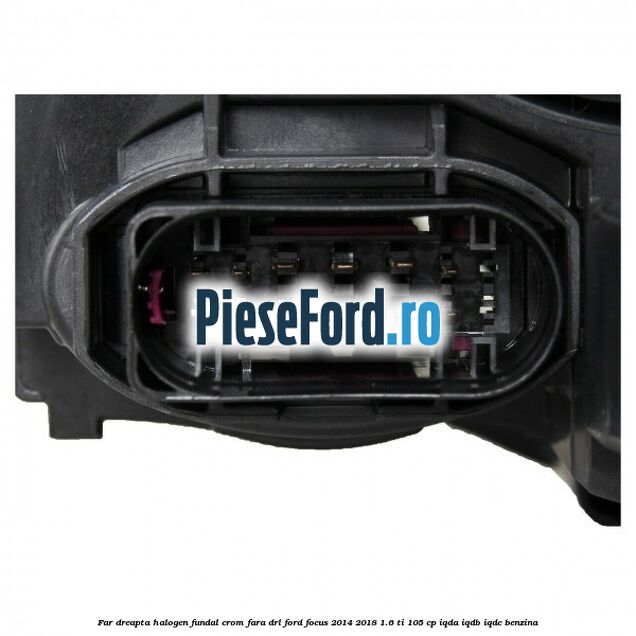 Far dreapta halogen, fundal crom fara DRL Ford Focus 2014-2018 1.6 Ti 105 cp Far dreapta halogen, fundal crom fara DRL Ford Focus 2014-2018 1.6 Ti 105 cp IQDA, IQDB, IQDC benzina