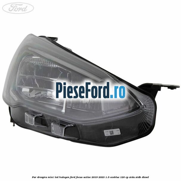 Far dreapta mixt LED halogen Ford Focus Active 2019-2023 1.5 EcoBlue 120 cp ZTDA, ZTDB diesel
