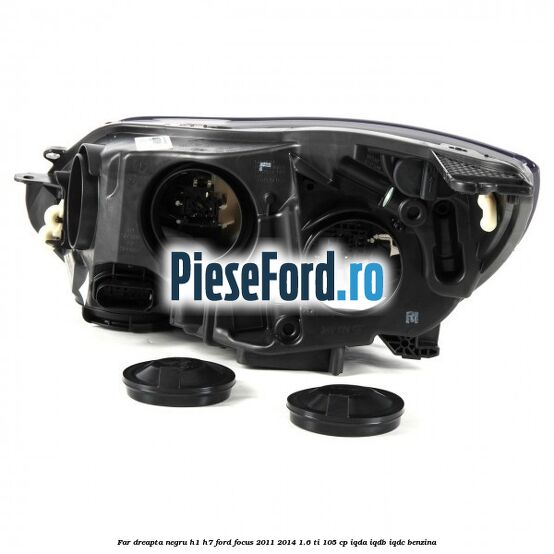 Far dreapta negru H1/H7 Ford Focus 2011-2014 1.6 Ti 105 cp Far dreapta negru H1/H7 Ford Focus 2011-2014 1.6 Ti 105 cp IQDA, IQDB, IQDC benzina