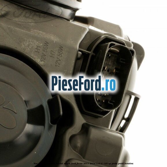 Far dreapta xenon fundal negru Ford Focus 2011-2014 1.6 Ti 125 cp Far dreapta xenon fundal negru Ford Focus 2011-2014 1.6 Ti 125 cp PNDA, PNDD benzina
