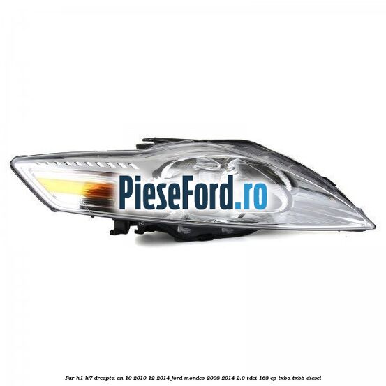 Far H1/H7 dreapta an 10/2010-12/2014 Ford Mondeo 2008-2014 2.0 TDCi 163 cp Far H1/H7 dreapta an 10/2010-12/2014 Ford Mondeo 2008-2014 2.0 TDCi 163 cp TXBA, TXBB diesel