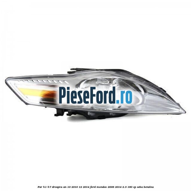 Far H1/H7 dreapta an 10/2010-12/2014 Ford Mondeo 2008-2014 2.3 160 cp SEBA benzina