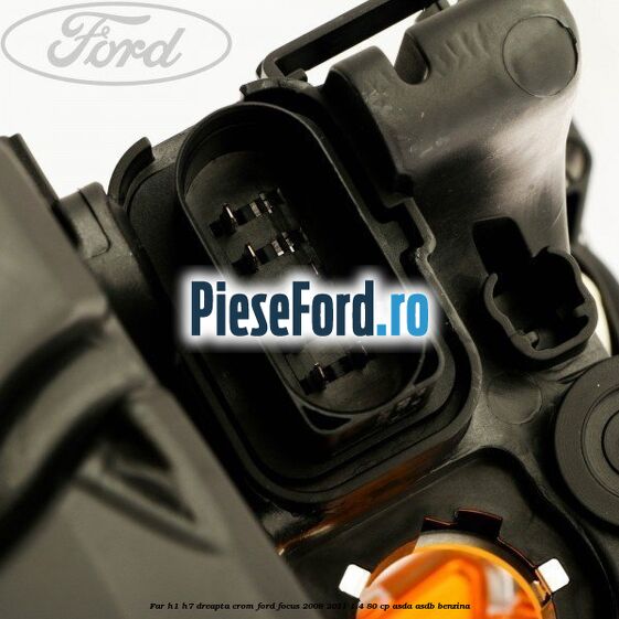 Far H1/H7 dreapta crom Ford Focus 2008-2011 1.4 80 cp Far H1/H7 dreapta crom Ford Focus 2008-2011 1.4 80 cp ASDA, ASDB benzina