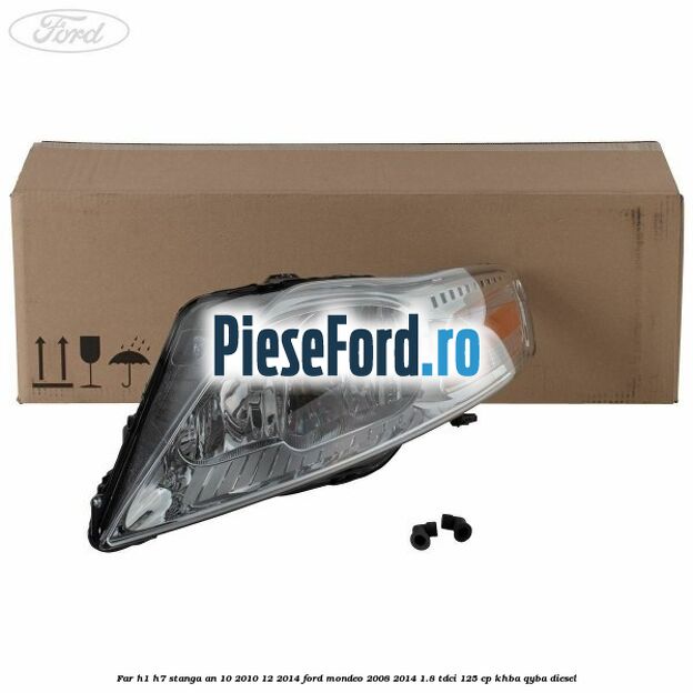 Far H1/H7 stanga an 10/2010-12/2014 Ford Mondeo 2008-2014 1.8 TDCi 125 cp Far H1/H7 stanga an 10/2010-12/2014 Ford Mondeo 2008-2014 1.8 TDCi 125 cp KHBA, QYBA diesel