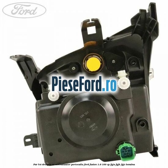 Far H4 dreapta cu semnalizator portocaliu Ford Fusion 1.6 100 cp Far H4 dreapta cu semnalizator portocaliu Ford Fusion 1.6 100 cp FYJA, FYJB, FYJC benzina
