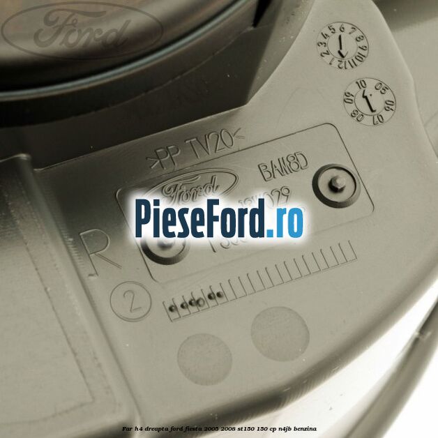 Far H4 dreapta Ford Fiesta 2005-2008 ST150 150 cp N4JB benzina