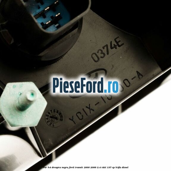 Far H4 dreapta negru Ford Transit 2000-2006 2.4 TDCi 137 cp H9FA diesel