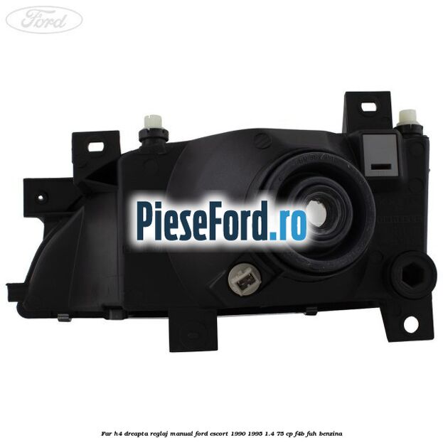 Far H4 dreapta reglaj manual Ford Escort 1990-1995 1.4 75 cp Far H4 dreapta reglaj manual Ford Escort 1990-1995 1.4 75 cp F4B, FUH benzina