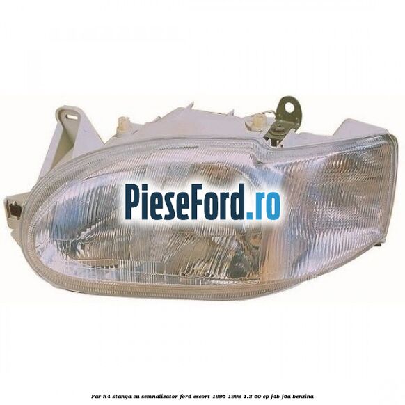 Far H4 stanga cu semnalizator Ford Escort 1995-1998 1.3 60 cp J4B, J6A benzina