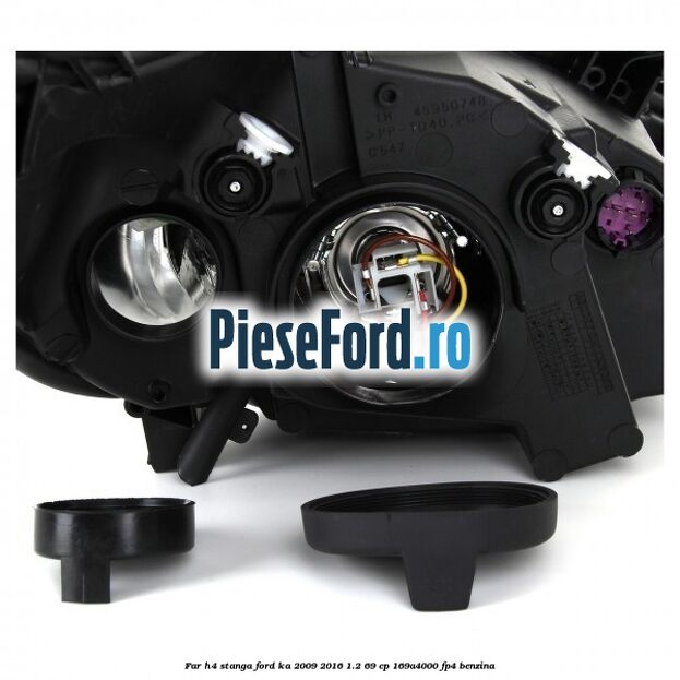 Far H4 stanga Ford Ka 2009-2016 1.2 69 cp 169A4000, FP4 benzina