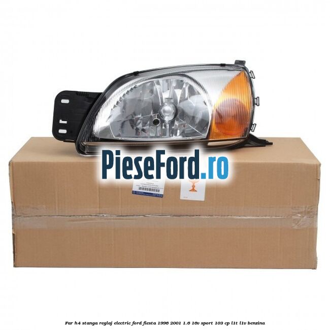Far H4 stanga reglaj electric Ford Fiesta 1996-2001 1.6 16V Sport 103 cp L1T, L1V benzina