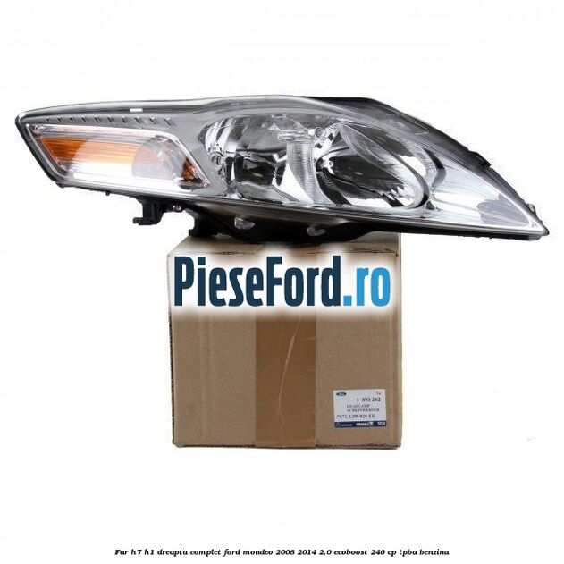 Far H7/H1 dreapta complet Ford Mondeo 2008-2014 2.0 EcoBoost 240 cp