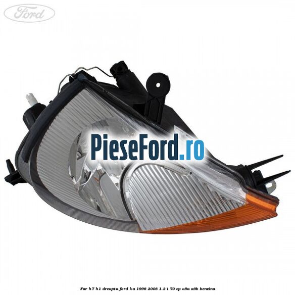 Far H7/H1 dreapta Ford Ka 1996-2008 1.3 i 70 cp A9A, A9B benzina