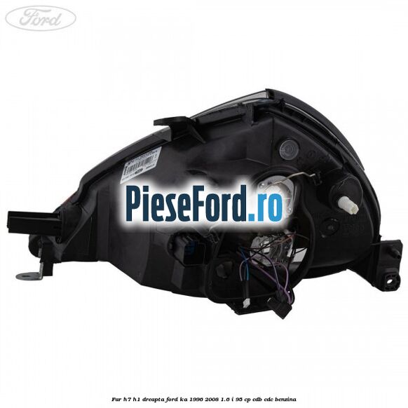 Far H7/H1 dreapta Ford Ka 1996-2008 1.6 i 95 cp Far H7/H1 dreapta Ford Ka 1996-2008 1.6 i 95 cp CDB, CDC benzina