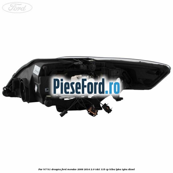 Far H7/H1 dreapta Ford Mondeo 2008-2014 2.0 TDCi 115 cp KLBA, LPBA, TYBA diesel