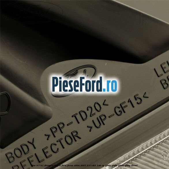 Far H7/H1 dreapta negru Ford Focus 2004-2007 2.0 TDCi 136 cp Far H7/H1 dreapta negru Ford Focus 2004-2007 2.0 TDCi 136 cp G6DA, G6DB, G6DD, G6DG diesel