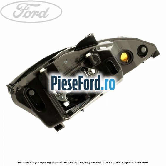 Far H7/H1 dreapta negru reglaj electric 10/2001-05/2005 Ford Focus 1998-2004 1.8 DI/TDDi 75 cp Far H7/H1 dreapta negru reglaj electric 10/2001-05/2005 Ford Focus 1998-2004 1.8 DI/TDDi 75 cp BHDA, BHDB diesel