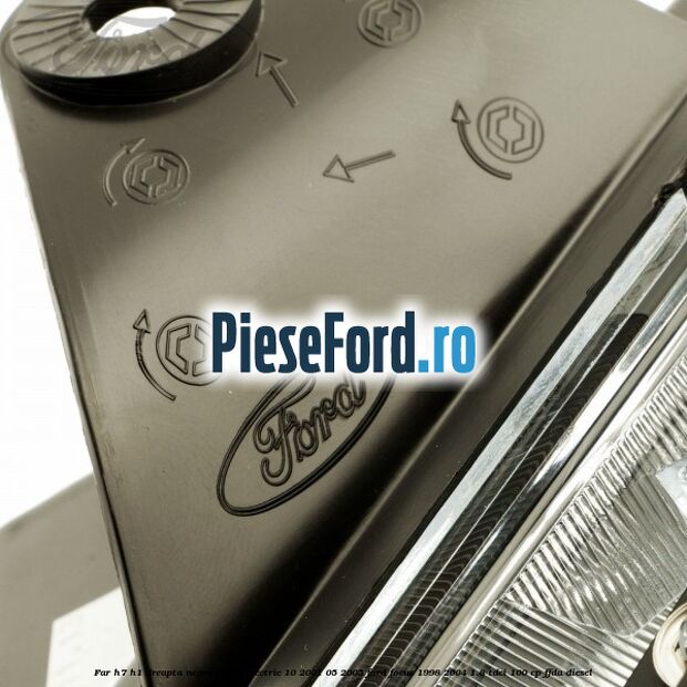 Far H7/H1 dreapta negru reglaj electric 10/2001-05/2005 Ford Focus 1998-2004 1.8 TDCi 100 cp FFDA diesel