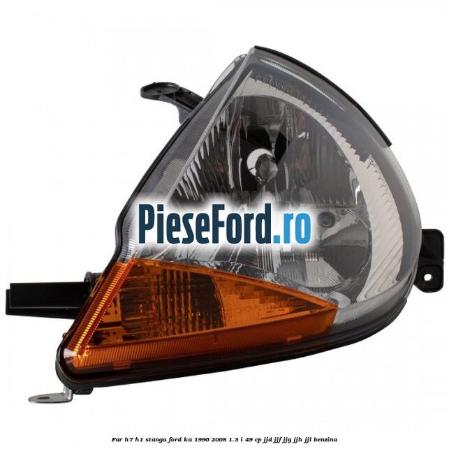Far H7/H1 stanga Ford Ka 1996-2008 1.3 i 49 cp JJD, JJF, JJG, JJH, JJL benzina
