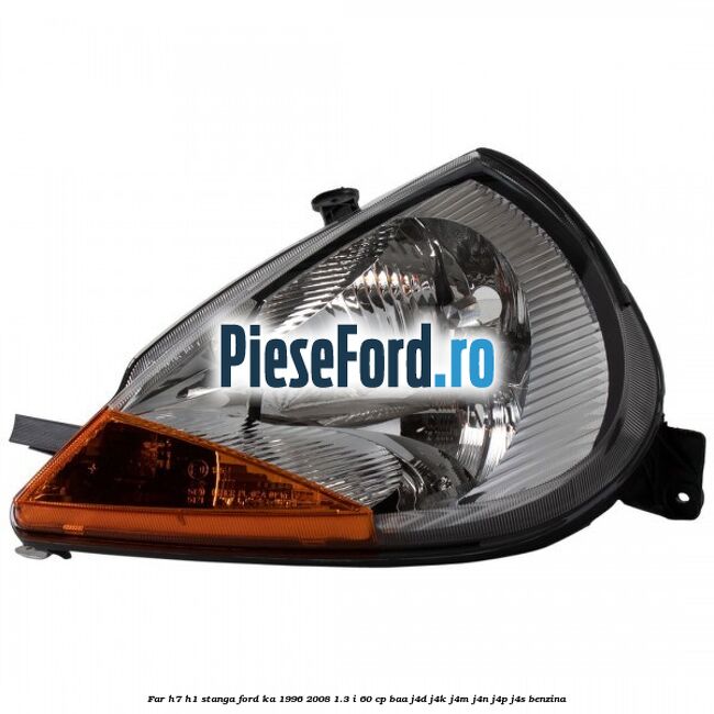 Far H7/H1 stanga Ford Ka 1996-2008 1.3 i 60 cp BAA, J4D, J4K, J4M, J4N, J4P, J4S benzina