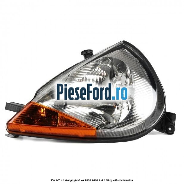 Far H7/H1 stanga Ford Ka 1996-2008 1.6 i 95 cp CDB, CDC benzina