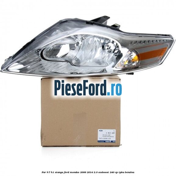 Far H7/H1 stanga Ford Mondeo 2008-2014 2.0 EcoBoost 240 cp TPBA benzina
