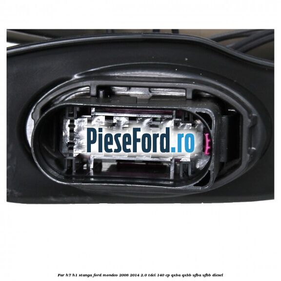 Far H7/H1 stanga Ford Mondeo 2008-2014 2.0 TDCi 140 cp QXBA, QXBB, UFBA, UFBB diesel
