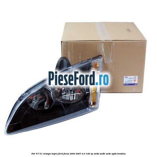 Far H7/H1 stanga negru Ford Focus 2004-2007 2.0 145 cp Far H7/H1 stanga negru Ford Focus 2004-2007 2.0 145 cp AODA, AODB, AODE, SYDA benzina