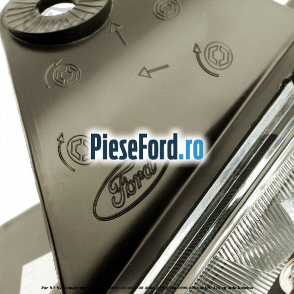 Far H7/H1 stanga negru reglaj electric 10/2001-05/2005 Ford Focus 1998-2004 ST170 173 cp ALDA benzina