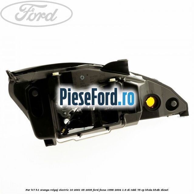 Far H7/H1 stanga relgaj electric 10/2001-05/2005 Ford Focus 1998-2004 1.8 DI/TDDi 75 cp BHDA, BHDB diesel