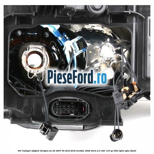 Far halogen adaptiv dreapta an 02/2007-09/2010 Ford Mondeo 2008-2014 2.0 TDCi 115 cp KLBA, LPBA, TYBA diesel