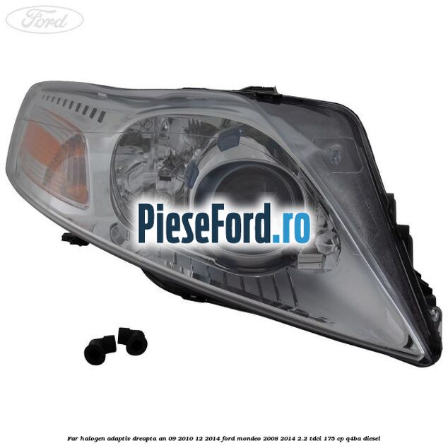 Far halogen adaptiv dreapta an 09/2010-12/2014 Ford Mondeo 2008-2014 2.2 TDCi 175 cp Q4BA diesel