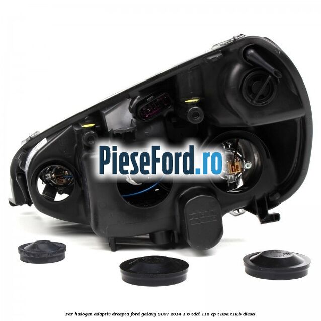Far halogen adaptiv dreapta Ford Galaxy 2007-2014 1.6 TDCi 115 cp T1WA, T1WB diesel