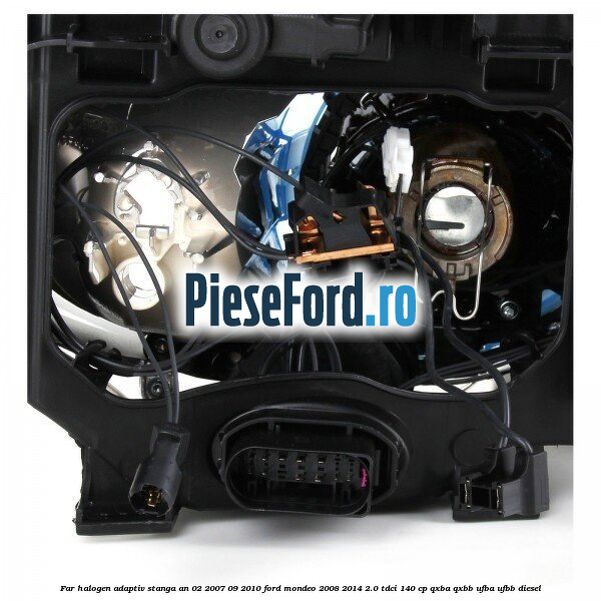 Far halogen adaptiv stanga an 02/2007-09/2010 Ford Mondeo 2008-2014 2.0 TDCi 140 cp QXBA, QXBB, UFBA, UFBB diesel