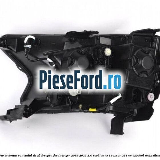 Far halogen cu lumini de zi dreapta Ford Ranger 2019-2022 2.0 EcoBlue 4x4 Raptor 213 cp T20DD0J, YN2X diesel