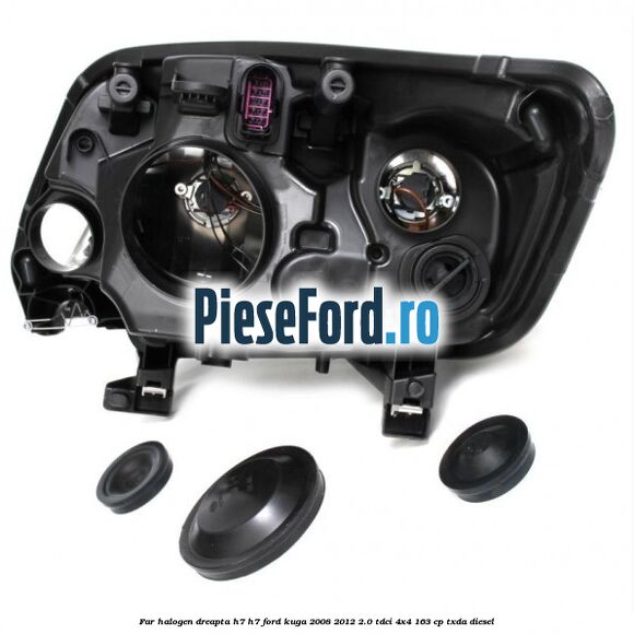 Far halogen dreapta H7/H7 Ford Kuga 2008-2012 2.0 TDCI 4x4 163 cp TXDA diesel