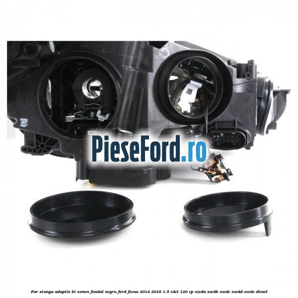 Far stanga adaptiv Bi-Xenon, fundal negru Ford Focus 2014-2018 1.5 TDCi 120 cp Far stanga adaptiv Bi-Xenon, fundal negru Ford Focus 2014-2018 1.5 TDCi 120 cp XWDA, XWDB, XWDC, XWDD, XWDE diesel