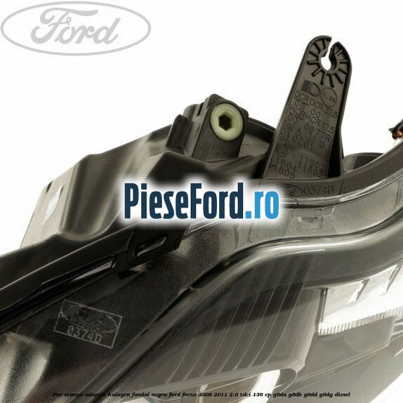 Far stanga adaptiv halogen fundal negru Ford Focus 2008-2011 2.0 TDCi 136 cp Far stanga adaptiv halogen fundal negru Ford Focus 2008-2011 2.0 TDCi 136 cp G6DA, G6DB, G6DD, G6DG diesel