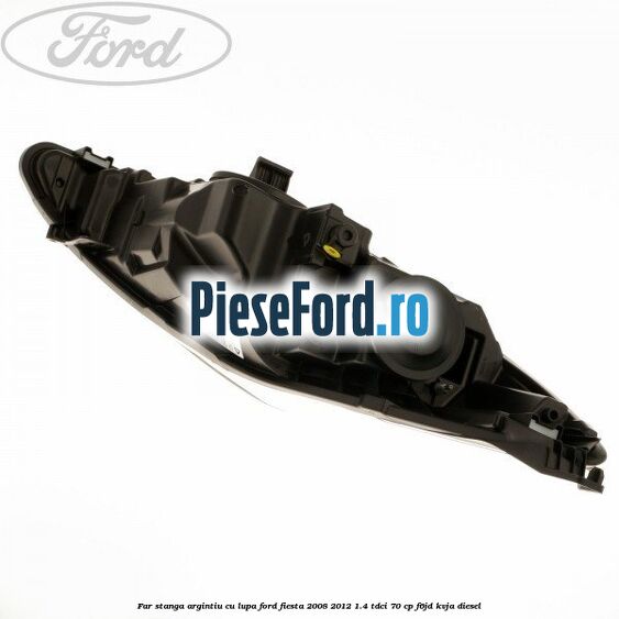 Far stanga, argintiu cu lupa Ford Fiesta 2008-2012 1.4 TDCi 70 cp Far stanga, argintiu cu lupa Ford Fiesta 2008-2012 1.4 TDCi 70 cp F6JD, KVJA diesel