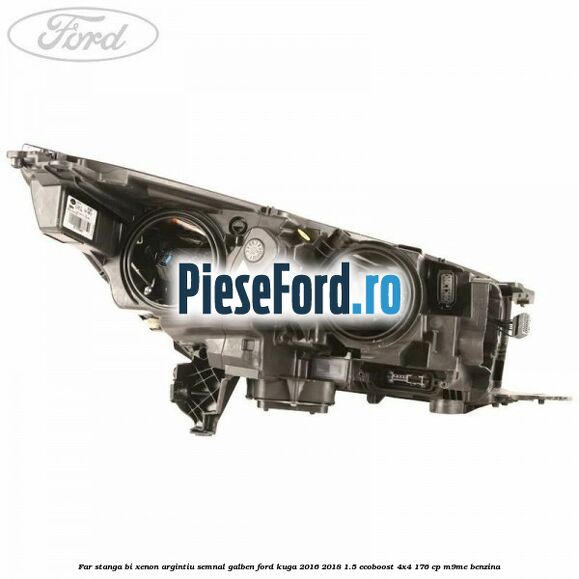 Far stanga Bi-xenon argintiu semnal galben Ford Kuga 2016-2018 1.5 EcoBoost 4x4 176 cp M9ME benzina