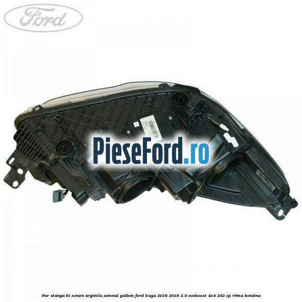 Far stanga Bi-xenon argintiu semnal galben Ford Kuga 2016-2018 2.0 EcoBoost 4x4 242 cp R9MA benzina