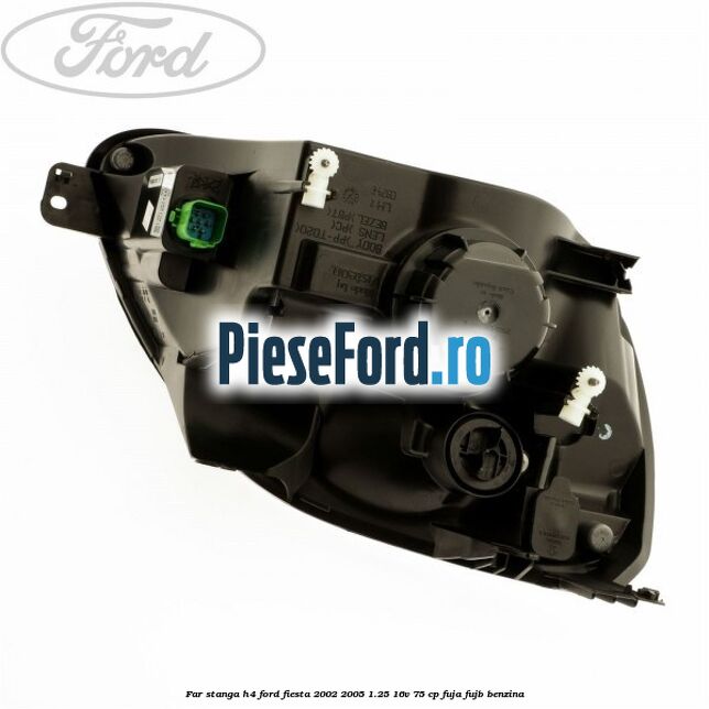 Far stanga H4 Ford Fiesta 2002-2005 1.25 16V 75 cp FUJA, FUJB benzina