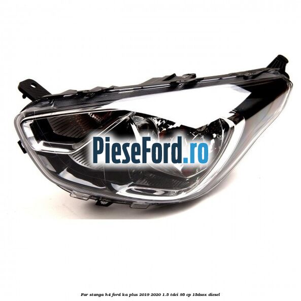 Far stanga H4 Ford Ka plus 2019-2020 1.5 TDCI 95 cp 15DSOX diesel