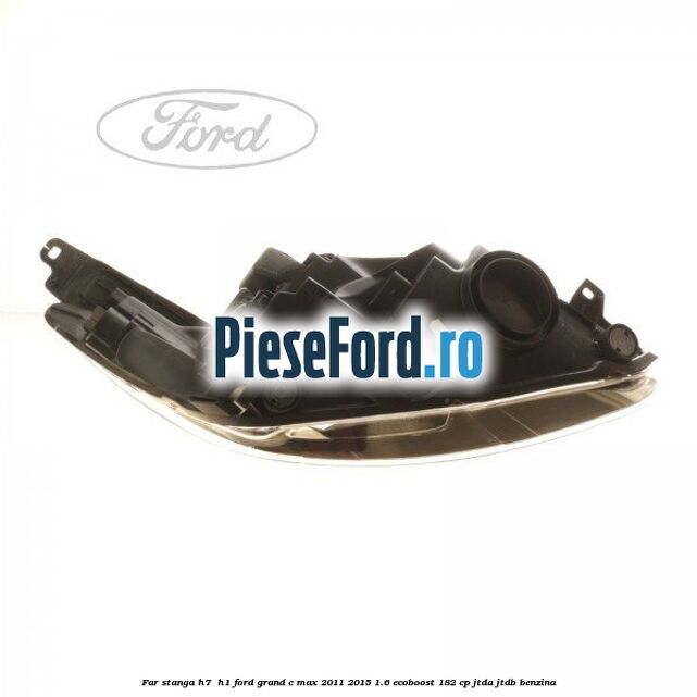 Far stanga H7/ H1 Ford Grand C-Max 2011-2015 1.6 EcoBoost 182 cp JTDA, JTDB benzina
