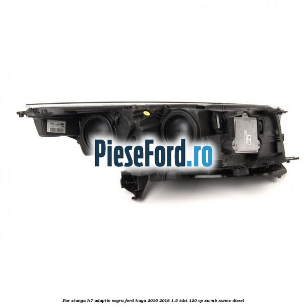 Far stanga H7 adaptiv negru Ford Kuga 2016-2018 1.5 TDCi 120 cp XWMB, XWMC diesel