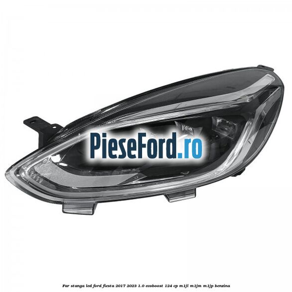Far stanga LED Ford Fiesta 2017-2023 1.0 EcoBoost 124 cp M1JL, M1JM, M1JP benzina