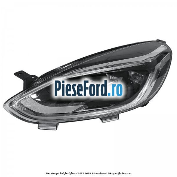 Far stanga LED Ford Fiesta 2017-2023 1.0 EcoBoost 95 cp M0JA benzina