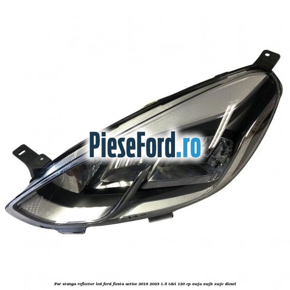 Far stanga reflector LED Ford Fiesta Active 2018-2023 1.5 TDCi 120 cp XWJA, XWJB, XWJC diesel