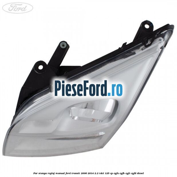 Far stanga reglaj manual Ford Transit 2006-2014 2.2 TDCi 125 cp Far stanga reglaj manual Ford Transit 2006-2014 2.2 TDCi 125 cp CYFA, CYFB, CYFC, CYFD diesel