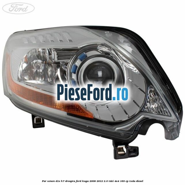 Far xenon D1S/H7 dreapta Ford Kuga 2008-2012 2.0 TDCI 4x4 163 cp TXDA diesel